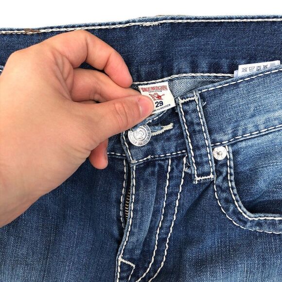 True Religion Jeans Size 29 SKINNY BIG T Blue - Picture 9 of 9